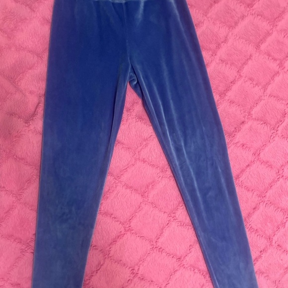 Purple Velour Leggings - Picture 4 of 4